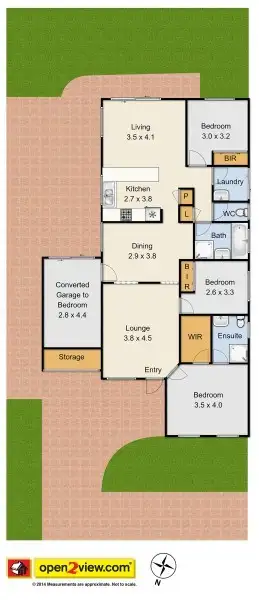 Floorplan of Homely house listing, 8 Bataan Place, Lethbridge Park NSW 2770