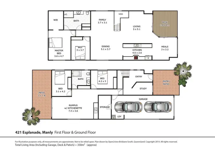 Floorplan of Homely house listing, 421 Esplanade, Manly QLD 4179