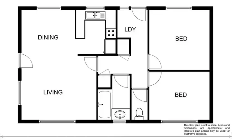 Floorplan of Homely house listing, 6 Deak Street, Gagebrook TAS 7030