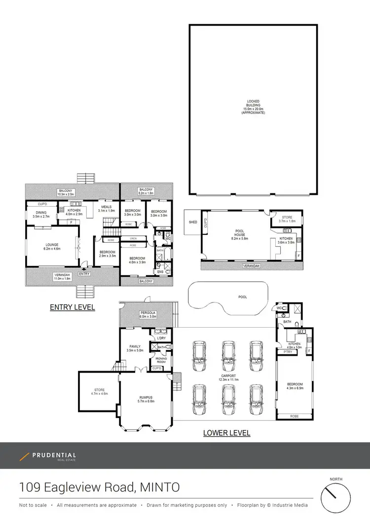 Floorplan of Homely house listing, 109 Eagleview Road, Minto Heights NSW 2566