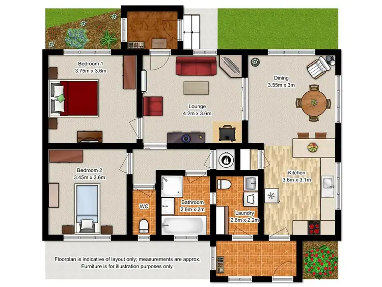 Floorplan of Homely house listing, 21 Marlborough Street, Oatlands TAS 7120