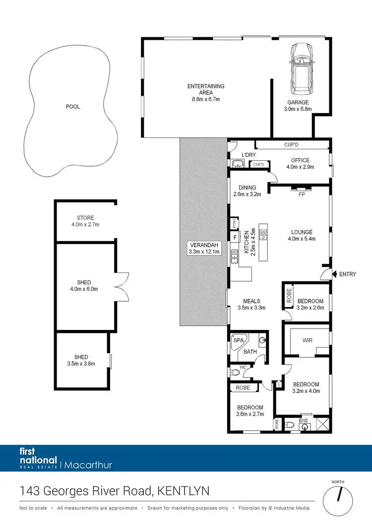 Floorplan of Homely house listing, 143 Georges River Road, Kentlyn NSW 2560