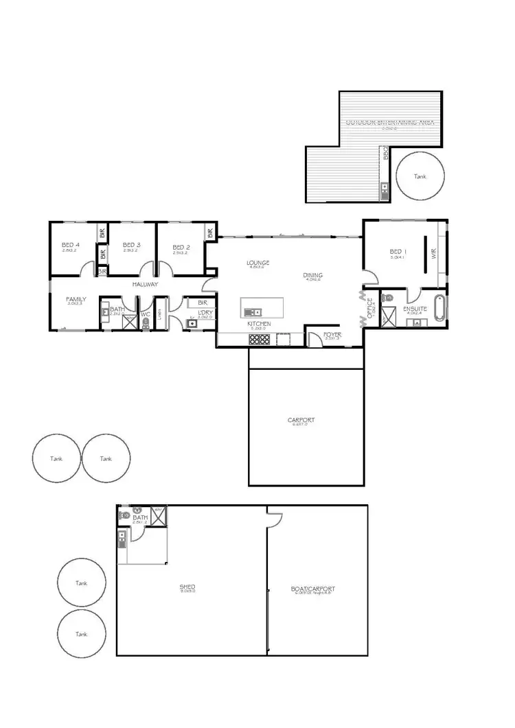 Floorplan of Homely other listing, 16 Albatross Court, Boston SA 5607