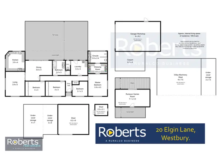 Floorplan of Homely house listing, 20 Elgin Lane, Westbury TAS 7303