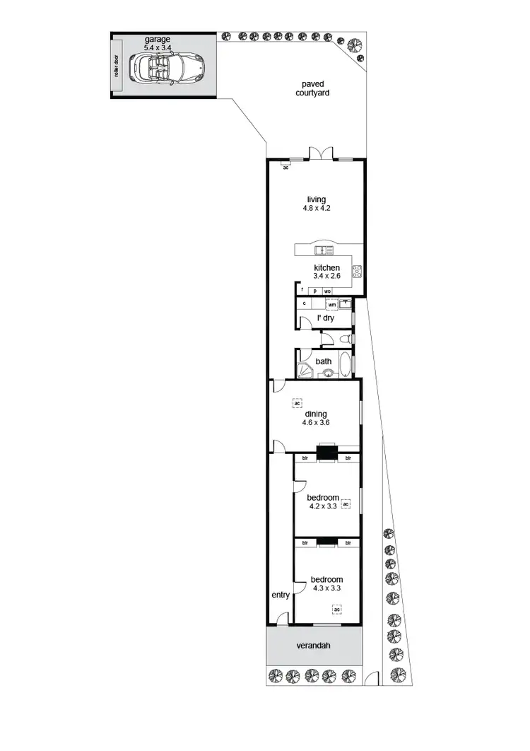 Floorplan of Homely house listing, 16 Gilbert Street, Gilberton SA 5081
