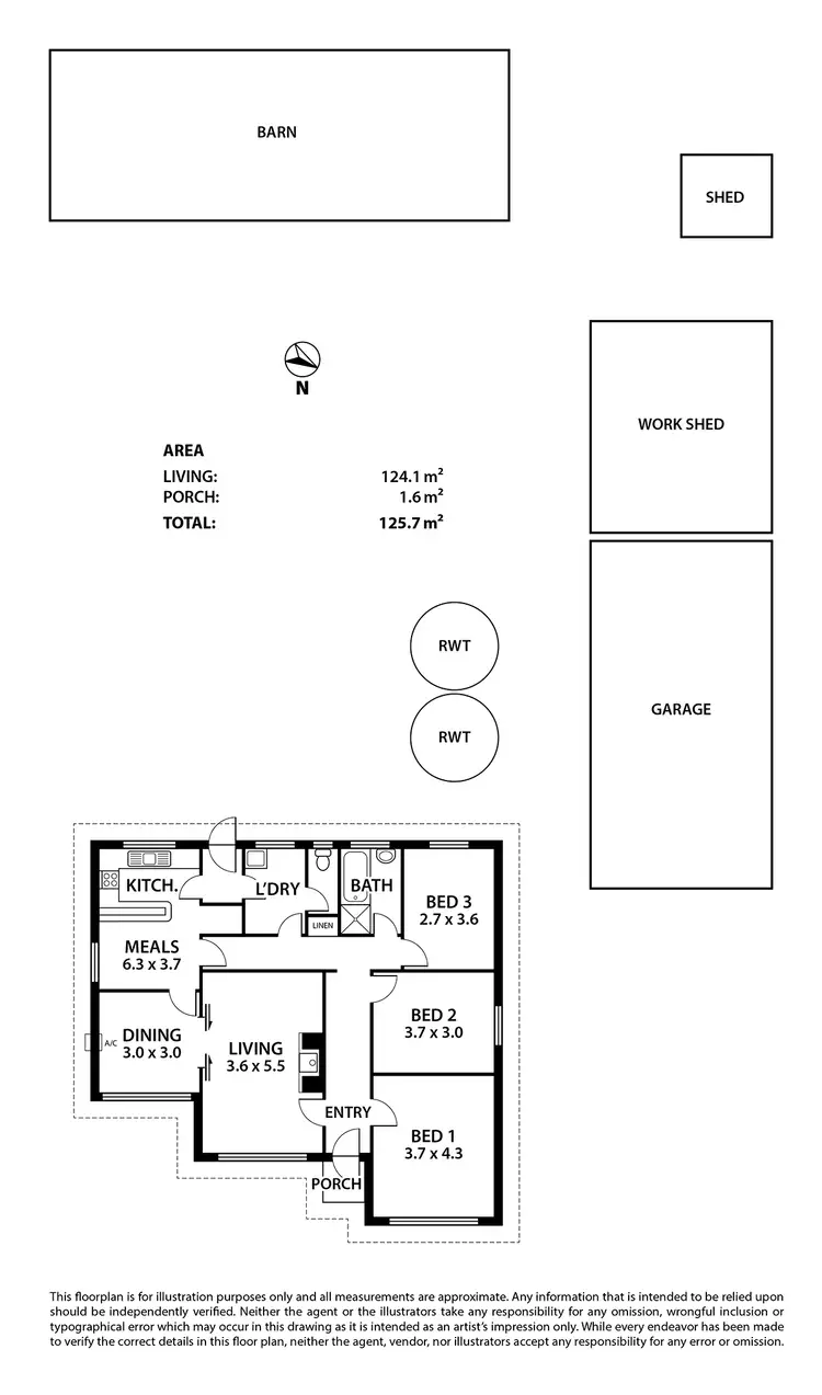 Floorplan of Homely house listing, 33 Murray Street, Strathalbyn SA 5255