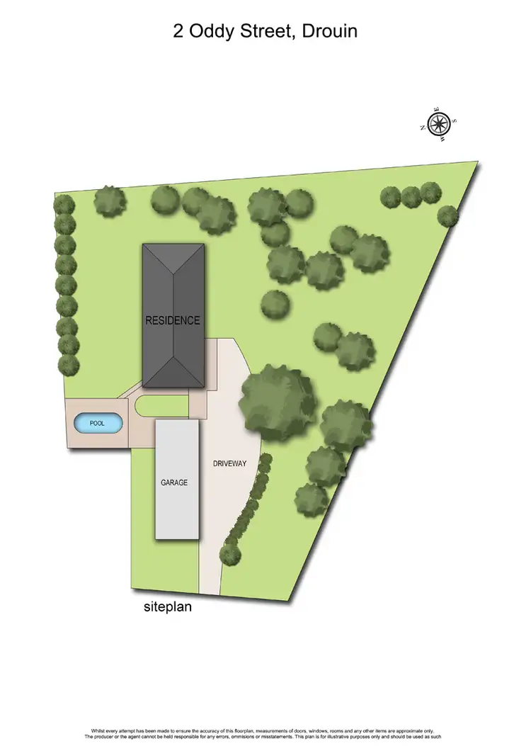 Floorplan of Homely house listing, 2 Oddy Street, Drouin VIC 3818