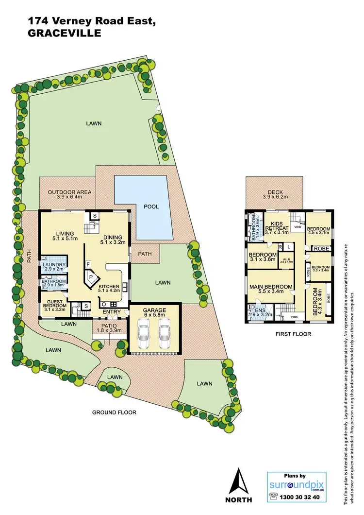 Floorplan of Homely house listing, 174 Verney Road East, Graceville QLD 4075