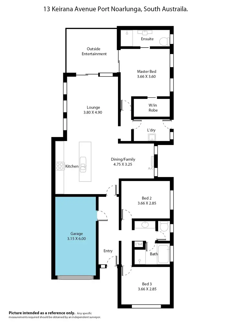 Floorplan of Homely house listing, 13 Keirana Avenue, Port Noarlunga SA 5167
