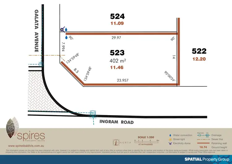 Floorplan of Homely land listing, Lot 523 Galata Ave, Baldivis WA 6171