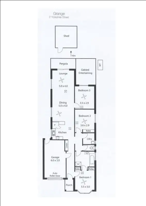 Floorplan of Homely house listing, 2 Yorkshire Street, Grange SA 5022