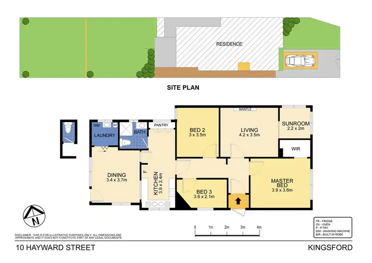Floorplan of Homely house listing, 10 Hayward Street, Kingsford NSW 2032