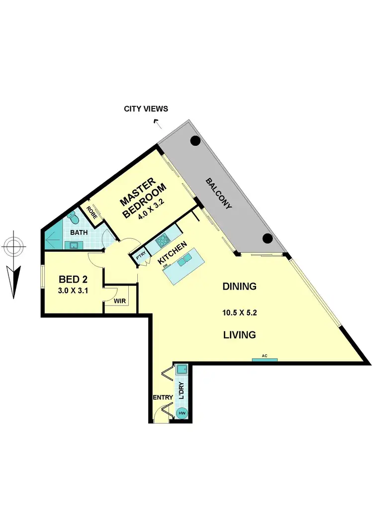 Floorplan of Homely apartment listing, 8/1072 Mt Alexander Road, Essendon VIC 3040