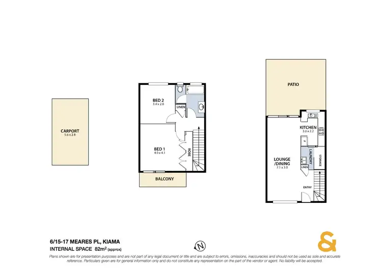 Floorplan of Homely townhouse listing, 6/15-17 Meares Place, Kiama NSW 2533