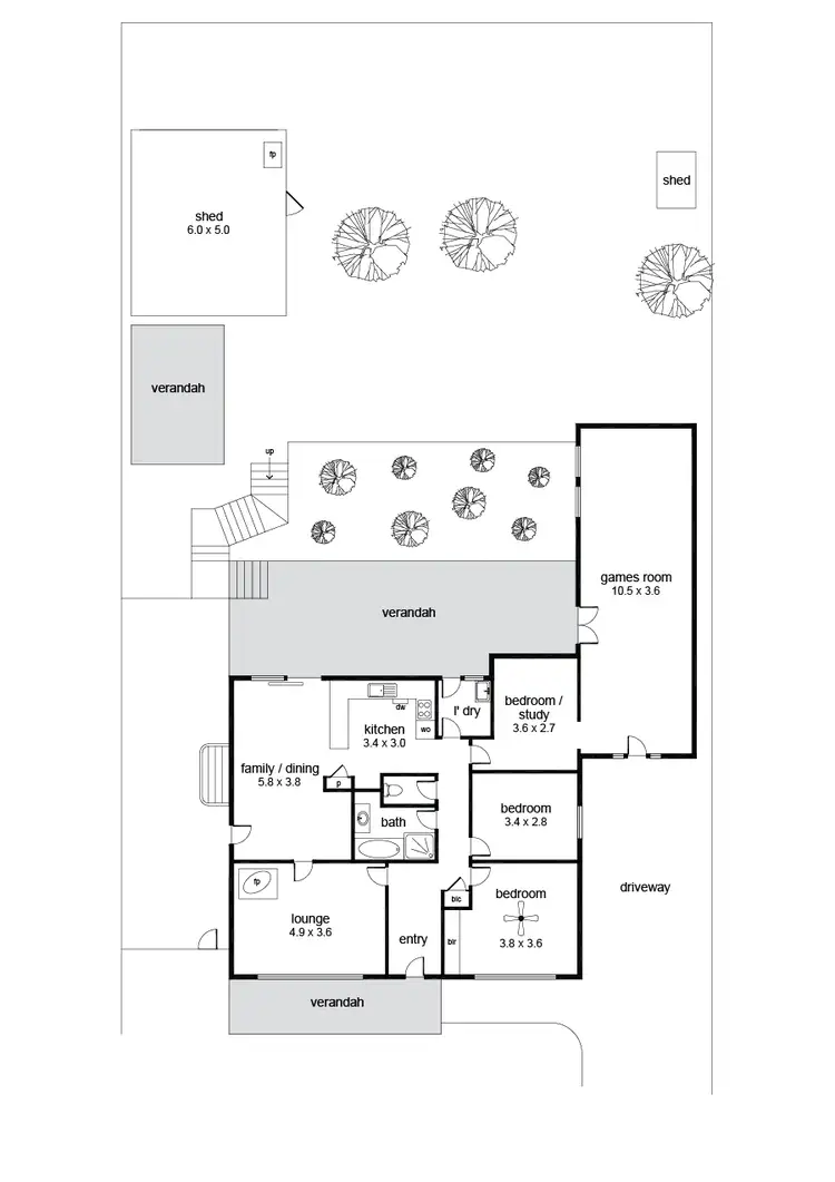 Floorplan of Homely house listing, 19 Pocock Place, Reynella SA 5161