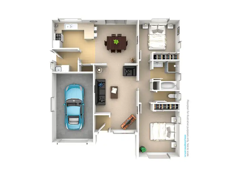 Floorplan of Homely house listing, 1/35 Balleroo Crescent, Glenfield Park NSW 2650