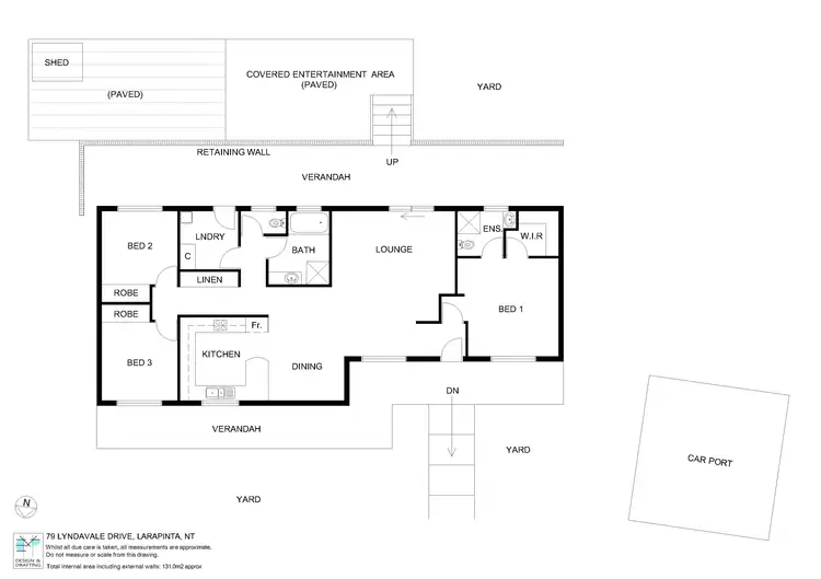 Floorplan of Homely house listing, 79 Lyndavale Drive, Larapinta NT 875