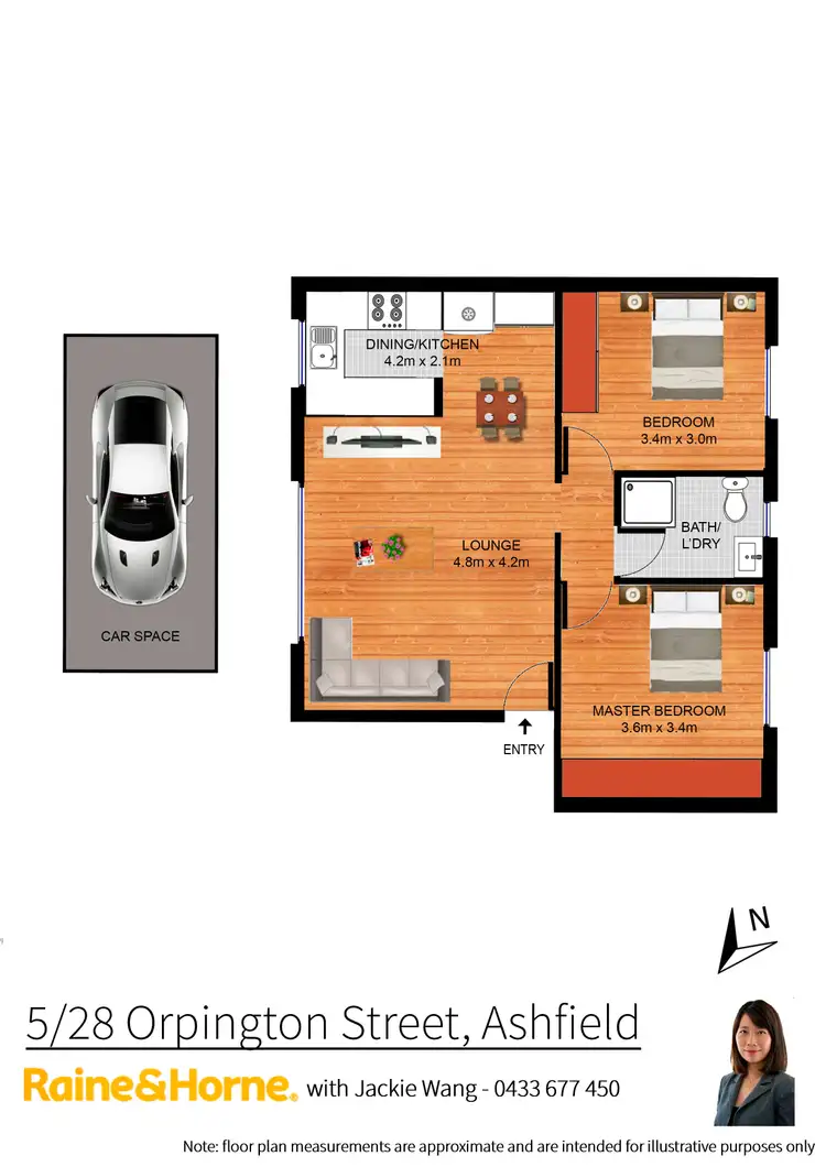 Floorplan of Homely unit listing, 5/28 Orpington Street, Ashfield NSW 2131