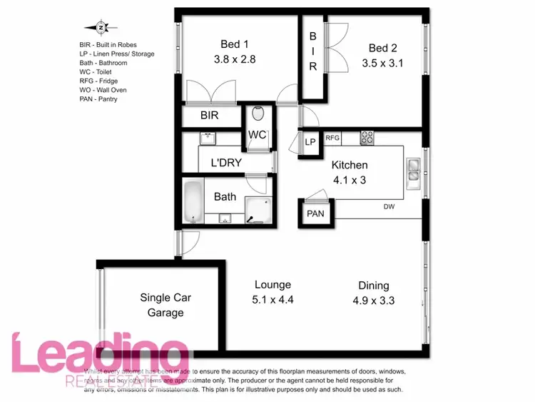 Floorplan of Homely unit listing, 3/32 Miller Street, Sunbury VIC 3429