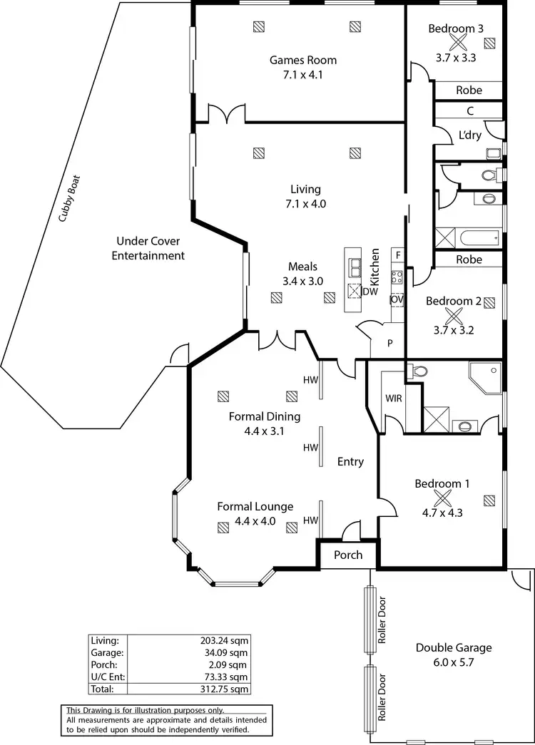 Floorplan of Homely house listing, 27 Tom Packer Drive, Athelstone SA 5076