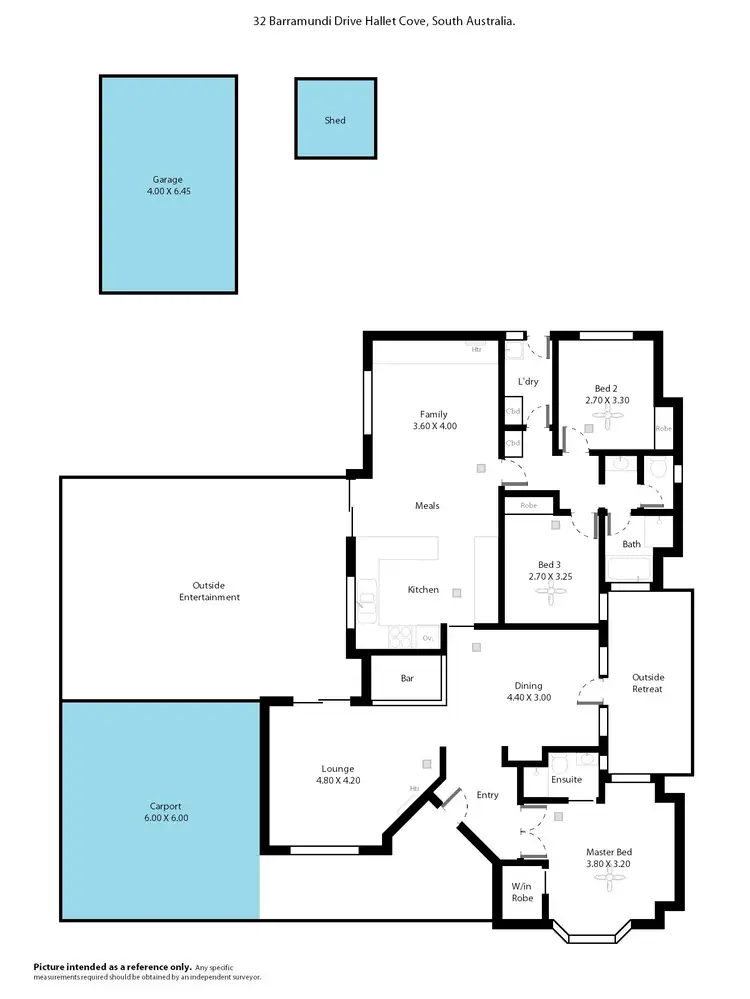 Floorplan of Homely house listing, 32 Barramundi Drive, Hallett Cove SA 5158