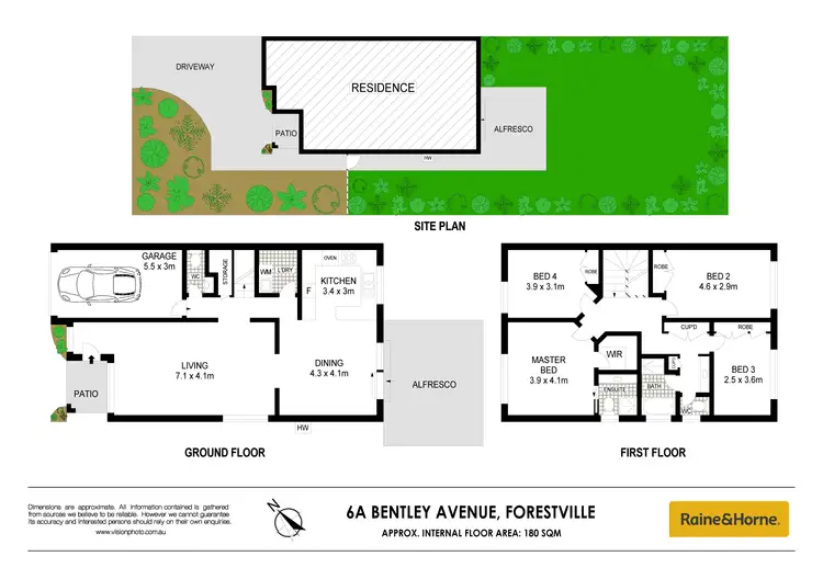 Floorplan of Homely house listing, 6a Bentley Avenue, Forestville NSW 2087