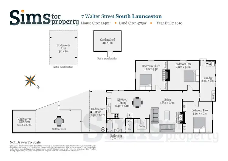 Floorplan of Homely house listing, 7 Walter Street, South Launceston TAS 7249