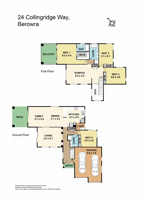 Floorplan of Homely house listing, 24 Collingridge Way, Berowra NSW 2081