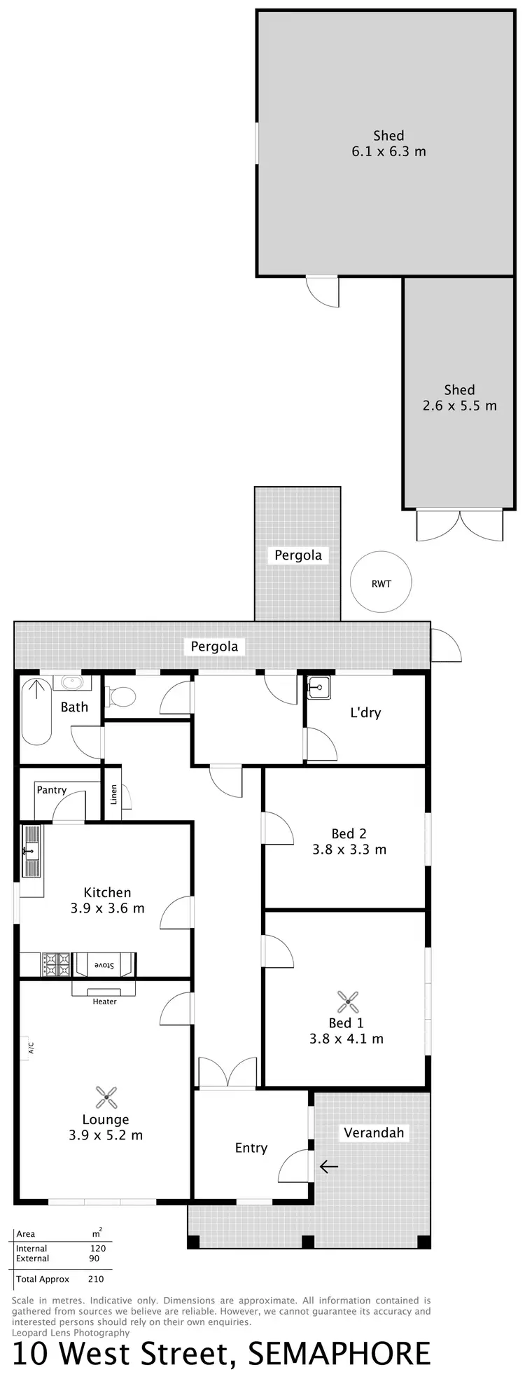 Floorplan of Homely house listing, 10 West Street, Semaphore Park SA 5019