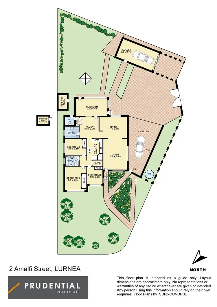 Floorplan of Homely house listing, 2 Amalfi Street, Lurnea NSW 2170