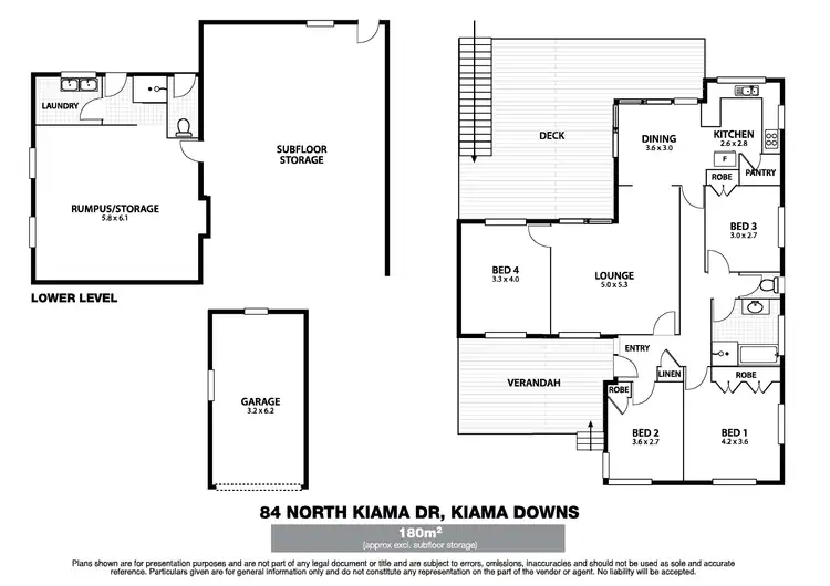 Floorplan of Homely house listing, 84 North Kiama Drive, Kiama Downs NSW 2533