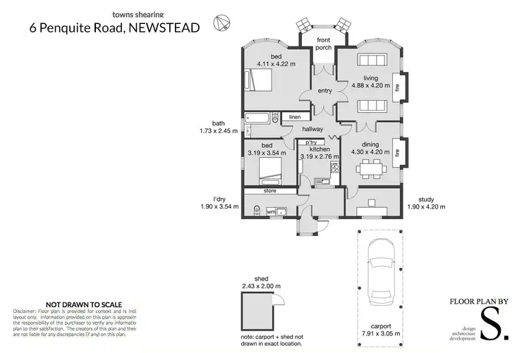 Floorplan of Homely house listing, 6 Penquite Road, Newstead TAS 7250