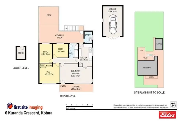 Floorplan of Homely house listing, 6 Kuranda Crescent, Kotara NSW 2289