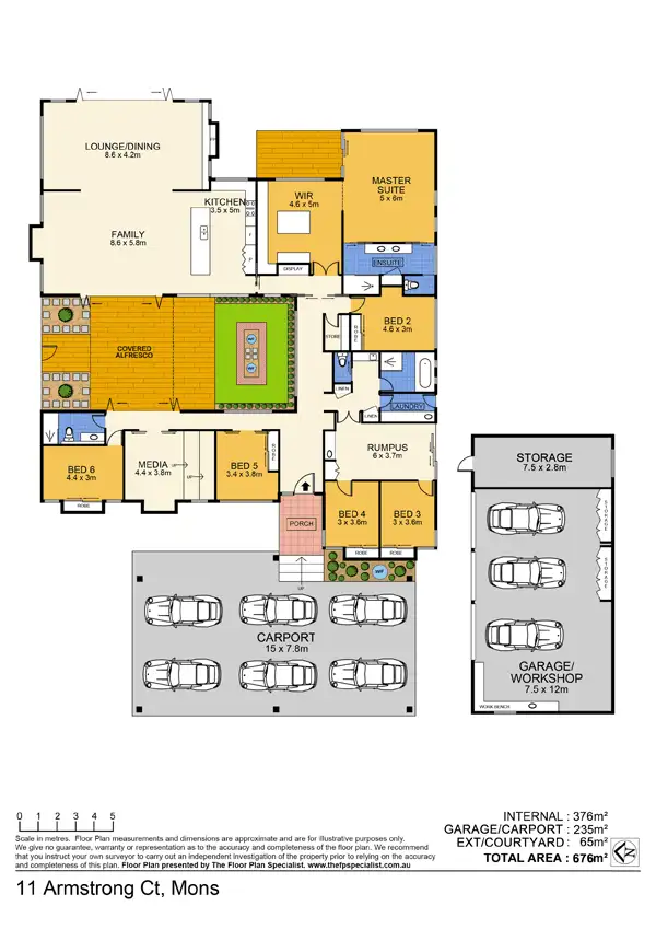 Floorplan of Homely house listing, 11 Armstrong Court, Mons QLD 4556