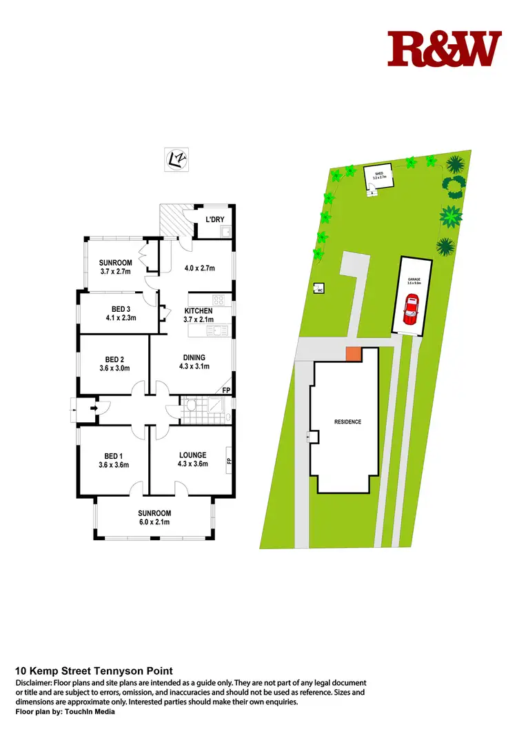 Floorplan of Homely house listing, 10 Kemp Street, Tennyson Point NSW 2111