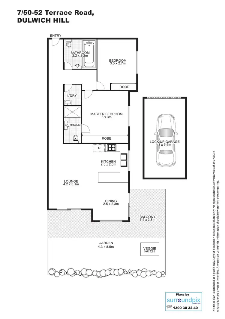 Floorplan of Homely unit listing, 7/50-52 Terrace Road, Dulwich Hill NSW 2203