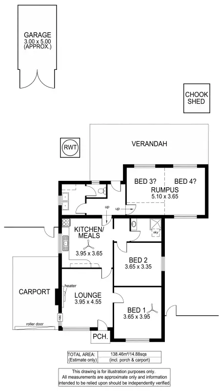 Floorplan of Homely house listing, 1 Wilson Street, Plympton Park SA 5038
