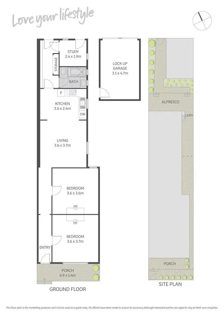 Floorplan of Homely house listing, 53 Addison Road, Marrickville NSW 2204