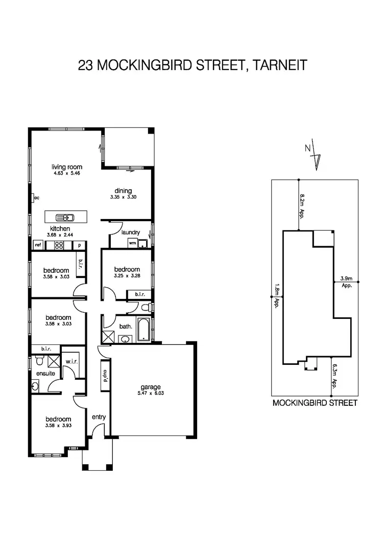 Floorplan of Homely house listing, 23 Mockingbird Street, Tarneit VIC 3029