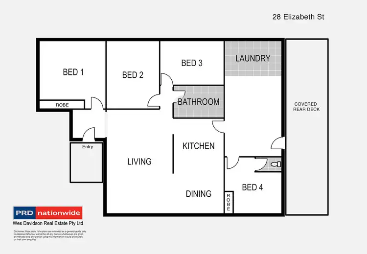 Floorplan of Homely house listing, 28 Elizabeth Street, Horsham VIC 3400
