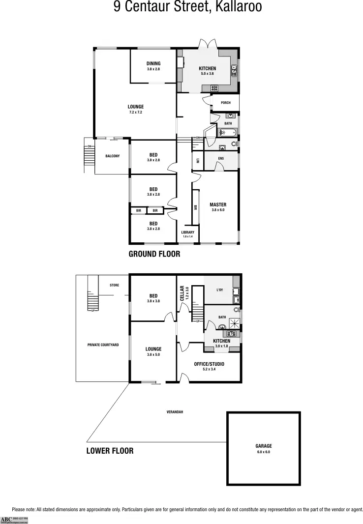 Floorplan of Homely house listing, 9 Centaur Street, Kallaroo WA 6025