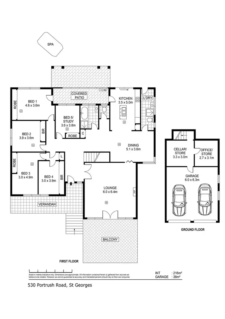 Floorplan of Homely house listing, 530 Portrush Road, St Georges SA 5064