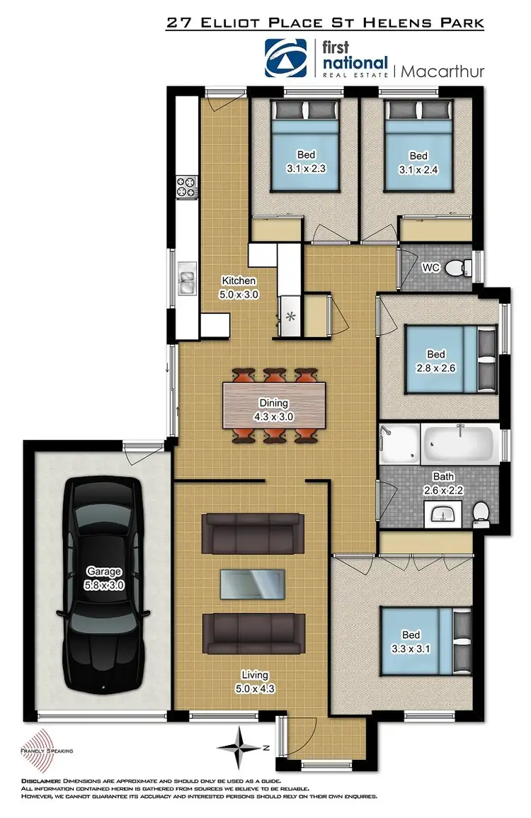 Floorplan of Homely house listing, 27 Elliot Place, St Helens Park NSW 2560