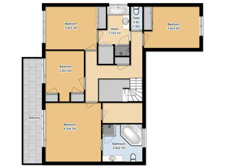 Floorplan of Homely house listing, 80 James Street, Dandenong VIC 3175