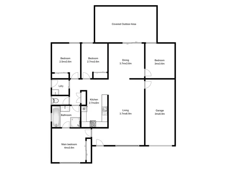 Floorplan of Homely house listing, 17 Smith Avenue, Albion Park NSW 2527