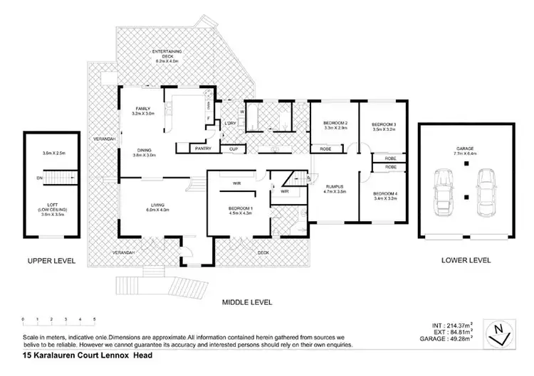 Floorplan of Homely house listing, 15 Karalauren Court, Lennox Head NSW 2478
