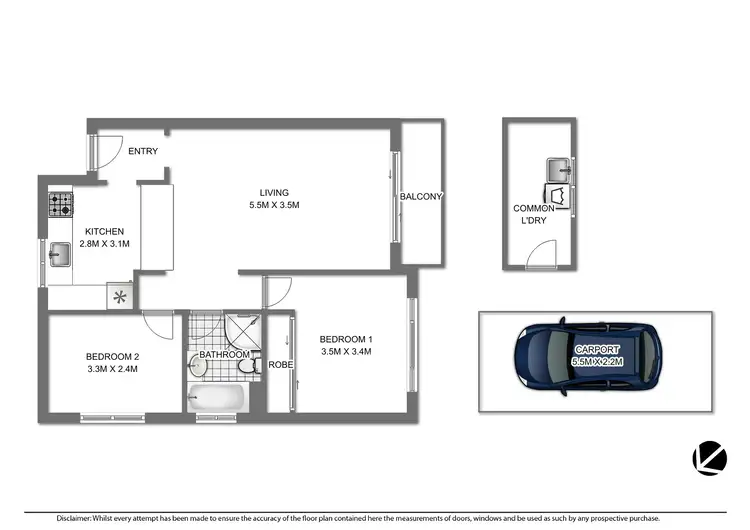 Floorplan of Homely apartment listing, 13/18 Darley Street East, Mona Vale NSW 2103