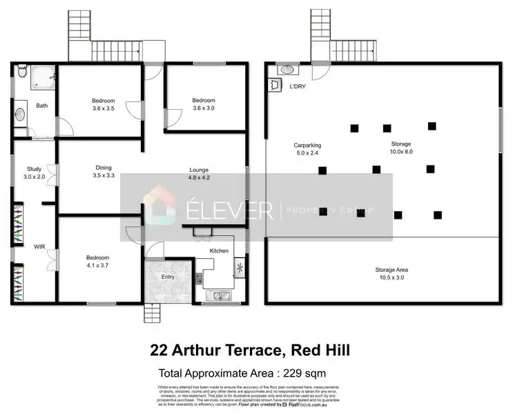 Floorplan of Homely house listing, 22 Arthur Terrace, Red Hill QLD 4059