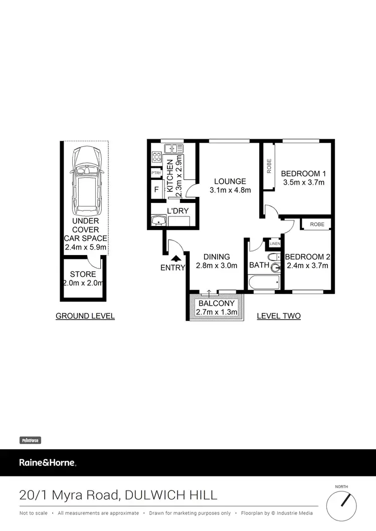 Floorplan of Homely apartment listing, 20/1-5 Myra Road, Dulwich Hill NSW 2203