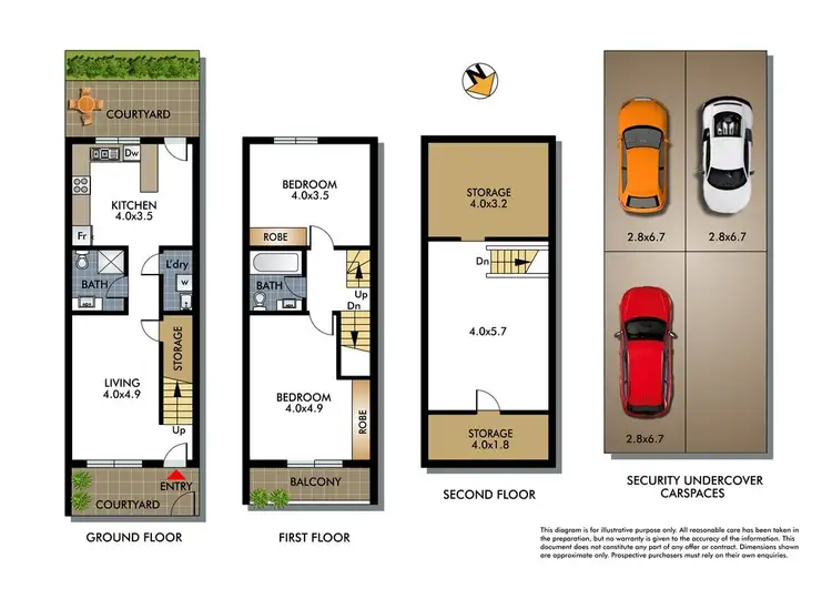 Floorplan of Homely apartment listing, 3/33-35 Simpson Street, Bondi Beach NSW 2026